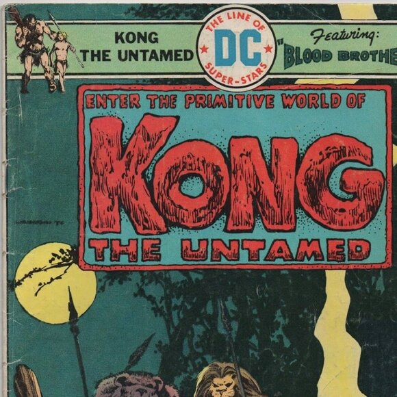 Kong the Untamed 2 DC Comics 1975 GD+ 2.5 Bernie Wrightson Cover Art - Picture 12 of 16